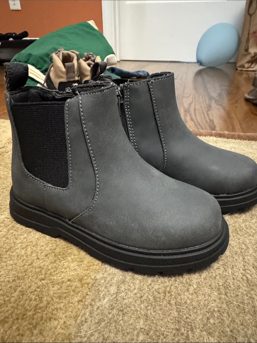 Zara Gray Chelsea Kids Boots